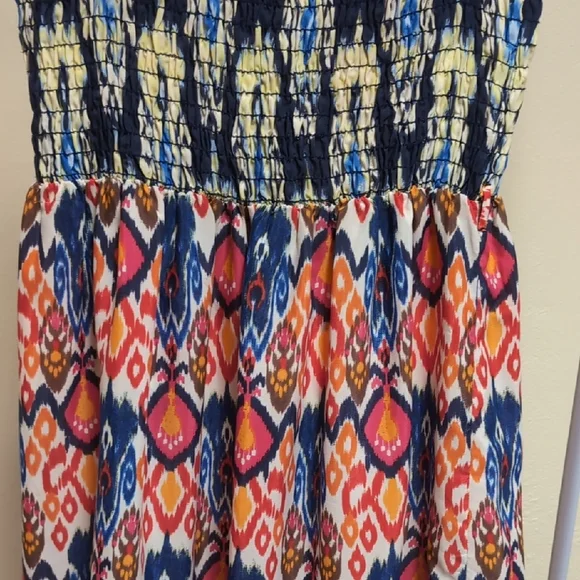 Multicolor Patterned Maxi Skirt - Picture 7 of 13